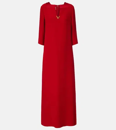 Valentino Cady Couture Gown In Red