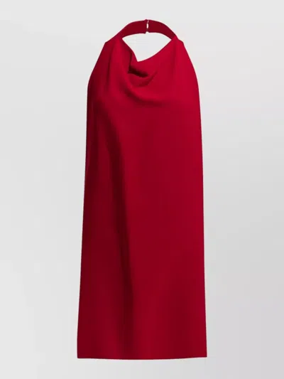 VALENTINO CADY COUTURE HALTER NECK SLEEVELESS DRESS