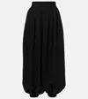 Valentino Cady Couture High-rise Culottes In Black