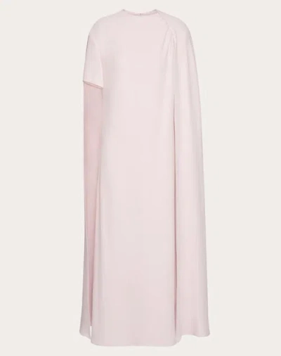 Valentino Cady Couture Midi Dress Woman Grey Rose 42