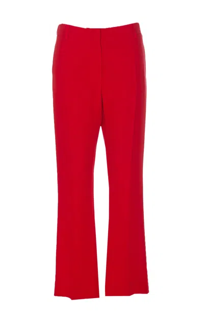 Valentino Cady Couture Pants In Red