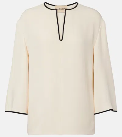 Valentino Cady Couture Top In Neutral