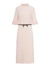 Valentino Ruffled-sleeves Maxi Dress