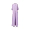 Valentino Cady Long Dress With Jewelled Buttons