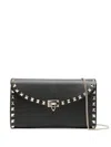 Valentino Garavani Women Leather Rockstud Mini Bag With Strap