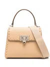Valentino Camel Handbag Camel Studs