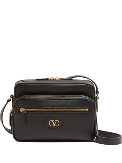 Valentino Garavani Antibes Calfskin Crossbody Bag In Black