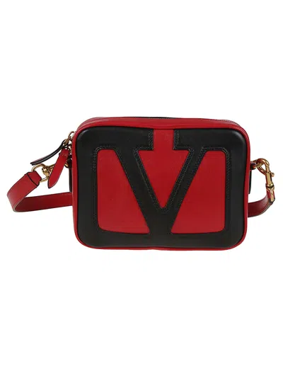 Valentino Garavani Superstar Chain Belt Bag In Red