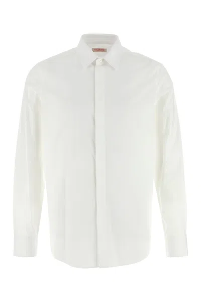 Valentino White Solid Shirt