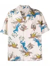 Valentino Printed Short-sleeve Shirt
