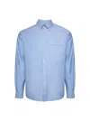 Valentino Camicia Maniche Lunghe Celeste In Blue