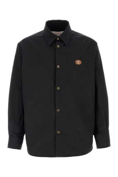 Valentino Shirt Jacket In Blue