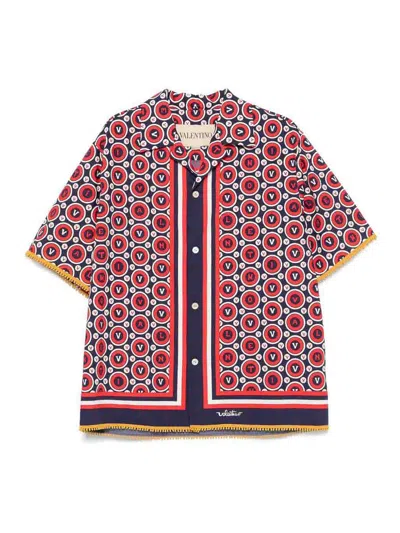 VALENTINO `BULLES ROYALES` BOWLING SHIRT