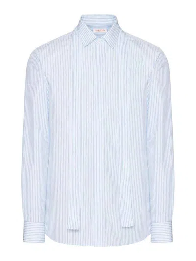 Valentino Striped Shirt In White