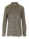 Valentino Toute La V Twill Shirt Shirts Multicolor