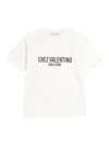 Valentino Cotton Crew Neck T-shirt With Graphic Print In White