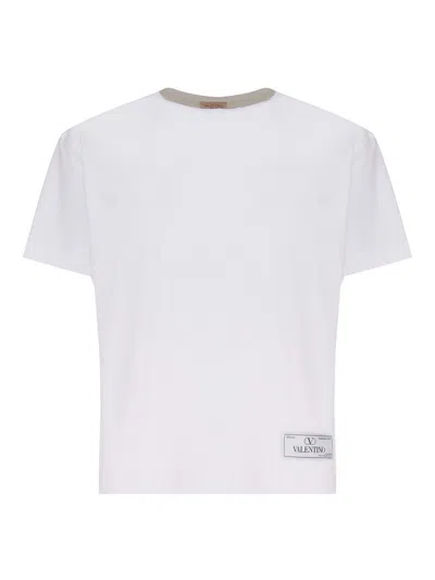 Valentino Vlogo Cotton T-shirt In White