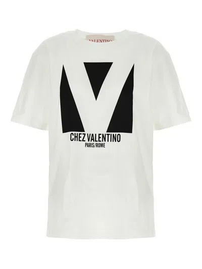 Valentino T-shirt In Neutral