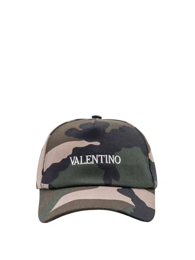 Valentino Garavani Camouflage Baseball Hat