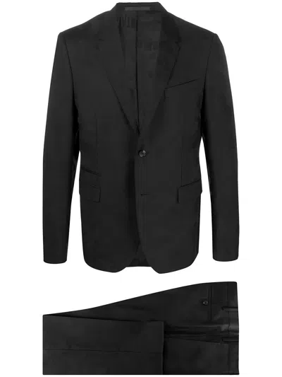 Valentino Two-piece Wool Suit In Black