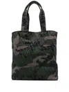 VALENTINO GARAVANI CAMOUFLAGE-PATTERN TOTE BAG