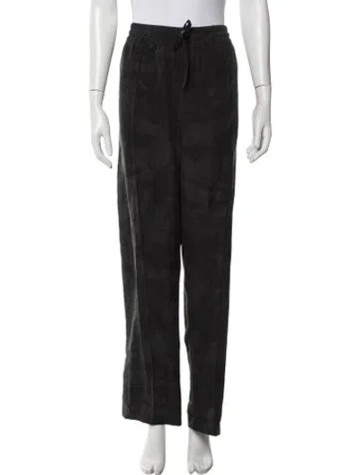 Pre-owned Valentino Camouflage Print Sweatpants In Gray