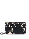 VALENTINO GARAVANI CAMOUFLAGE STAR PATCH WALLET