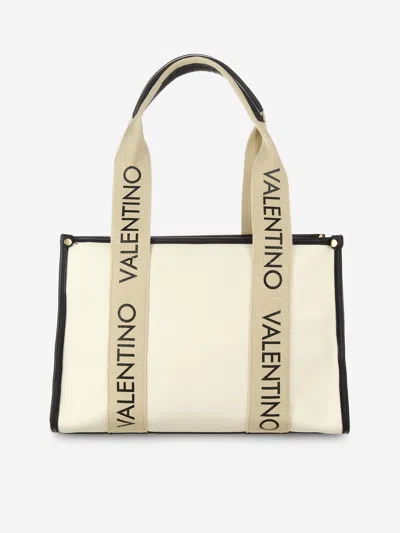 Valentino Garavani Kids' Candle Tote Bag In White