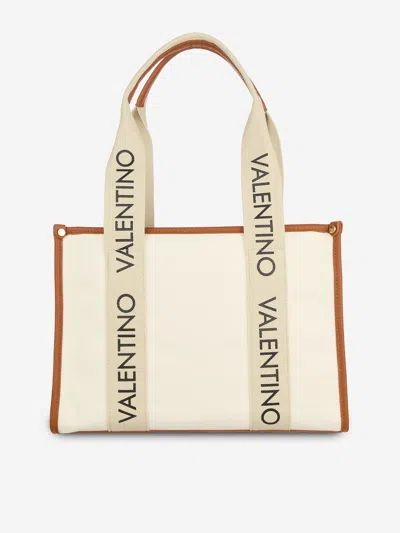 Valentino Garavani Kids' Candle Tote Bag In White