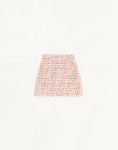 Valentino Candy Tweed Skirt Woman Multicolour 44