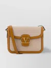 Valentino Garavani Men Two-tone Canvas And Leather 9to5 Shoulder Bag