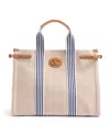 Valentino Canvas Antibes Tote Bag In Beige