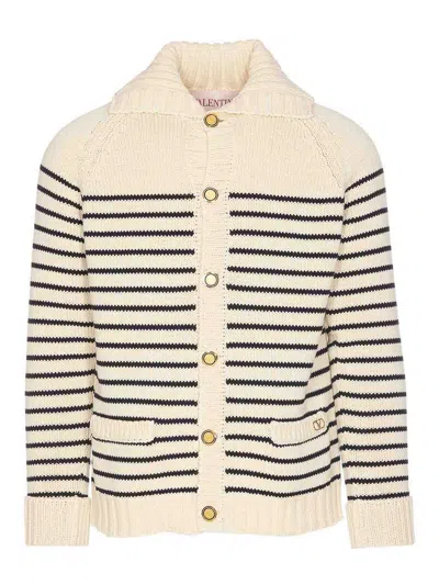 Valentino Cardigan In Beis