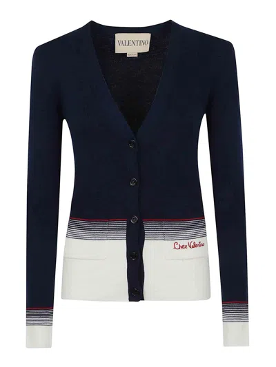 Valentino Cardigan In Blue