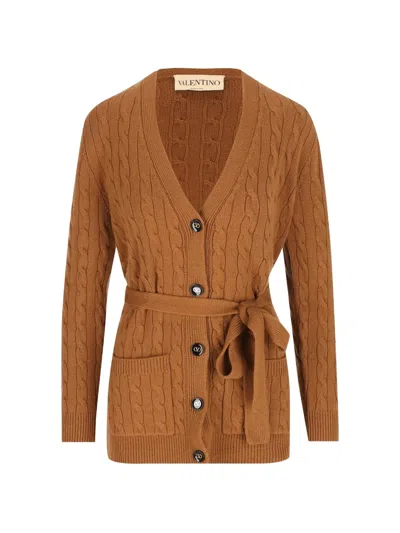 Valentino Cardigan In Brown