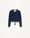 Valentino Garavani Knitwear In Bleu Marine/bouleau