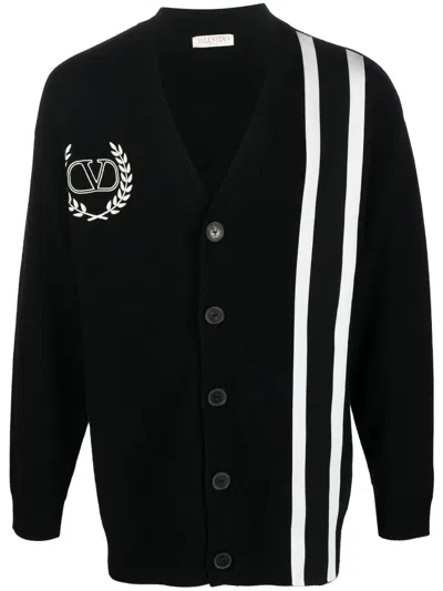 Valentino Cardigan Maglia,regular,fin.12 In Black