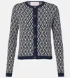 Valentino Cardigan Toute La V Aus Schurwolle In Blau