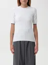 VALENTINO T-SHIRT VALENTINO WOMAN COLOR WHITE,F86839001