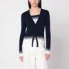 Valentino House V-neck Cardigan With Patch Pockets