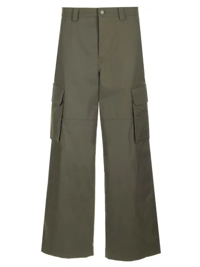 Valentino Cargo Trousers In Green