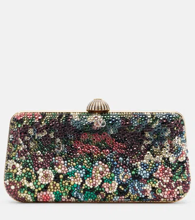 Valentino Garavani Carry Secrets Beaded Leather Clutch In Multi