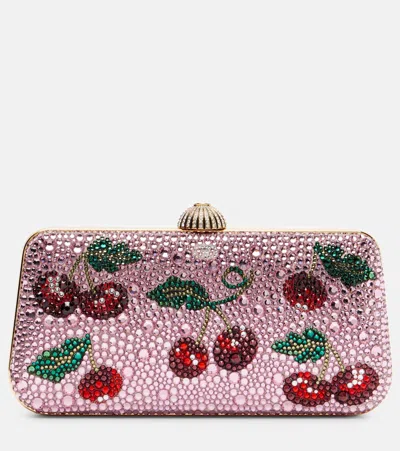 Valentino Garavani Carry Secrets Cherryfic Clutch In Pink