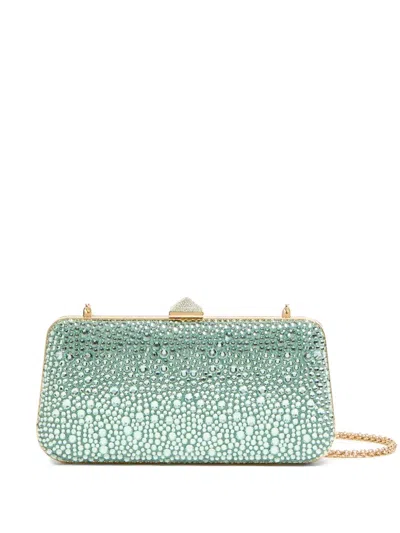 Valentino Garavani Carry Secrets Clutch Bag In Grün