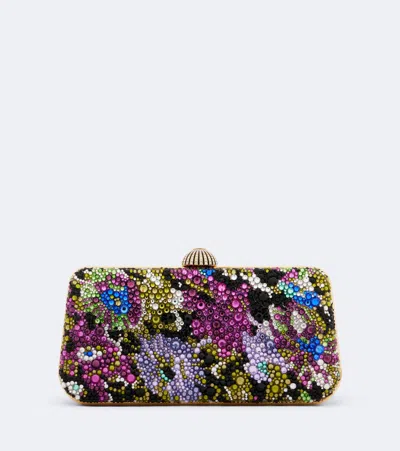Valentino Garavani Carry Secrets Embellished Clutch In Multicoloured