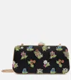 Valentino Verzierte Clutch Carry Secrets Aus Satin In Schwarz