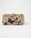 Valentino Carry Secrets Floral Crystal Minaudiere In Multi Crystal