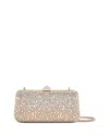 Valentino Carry Secrets Rhinestone Minaudiere Clutch In Pink