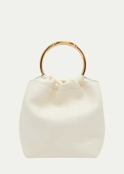Valentino Garavani Carry Secrets Small Vlog Bracelet Bucket Bag In White