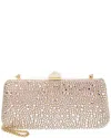 Valentino Carry Secrets Suede Clutch In Pink